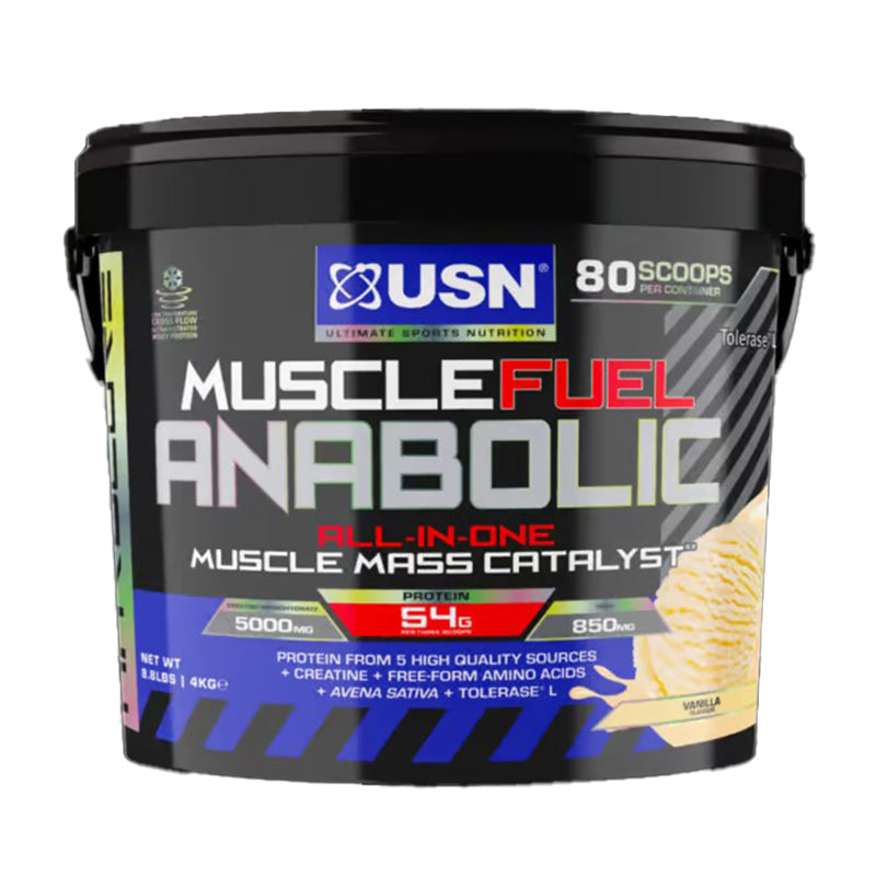 USN Muscle Fuel Anabolic 4kg – All-in-One Muscle & Strength Gainer