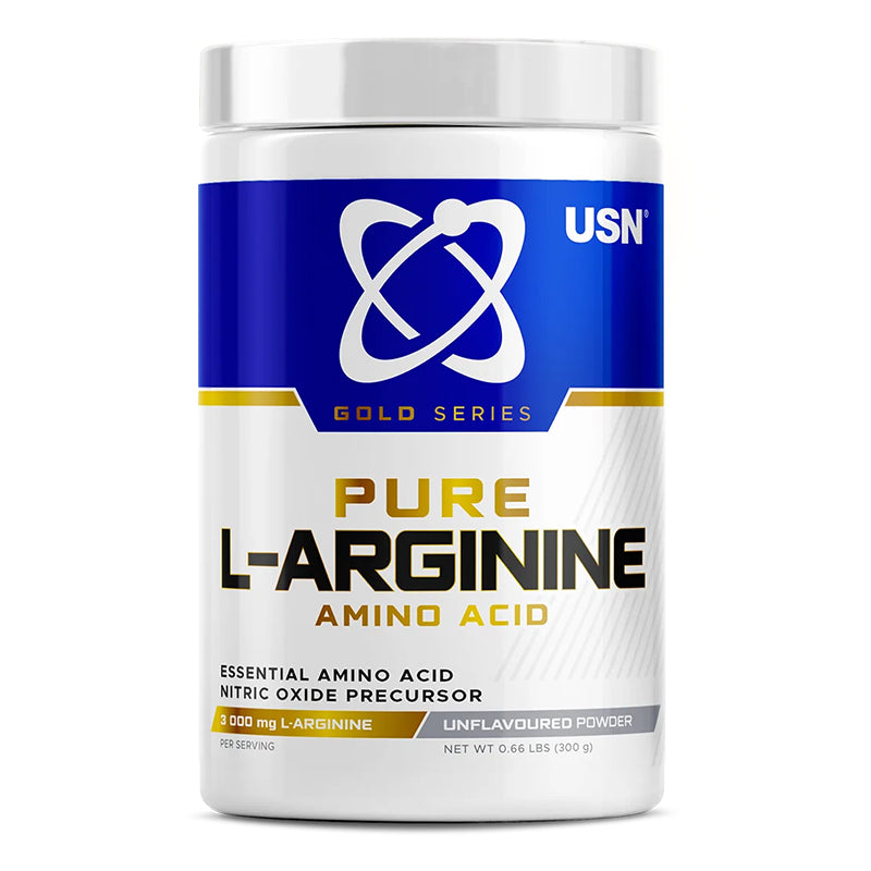 USN Pure L-Arginine 300g – Unflavoured Nitric Oxide & Performance Booster