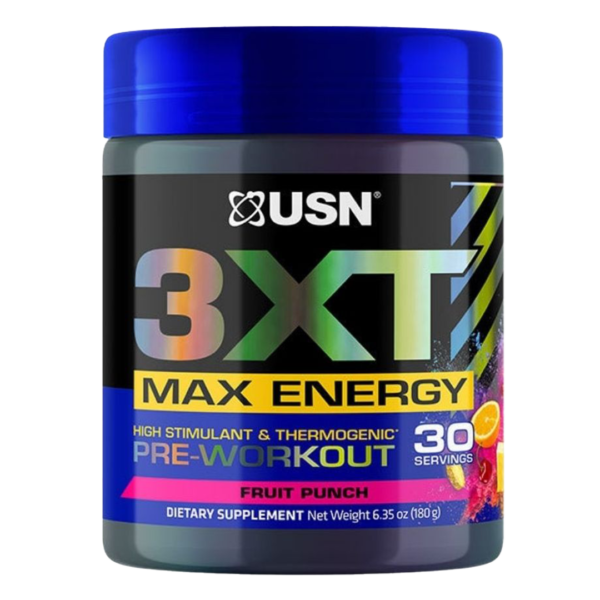 USN 3XT Max Energy 30 Servings – High-Stimulant Pre-Workout Formula