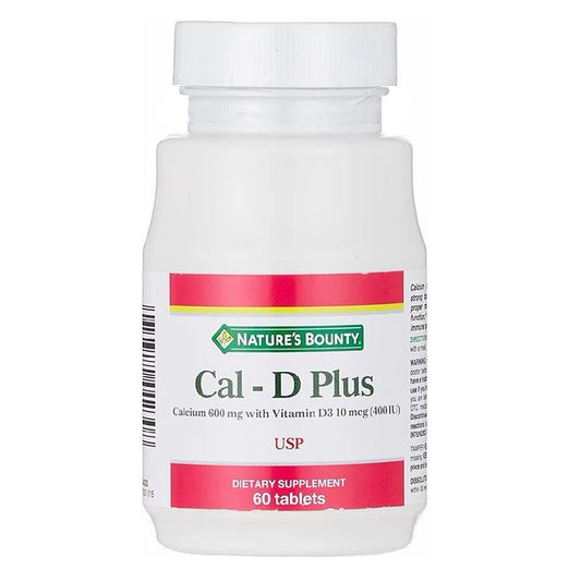 Nature's Bounty Cal-D Plus Tablets 60's