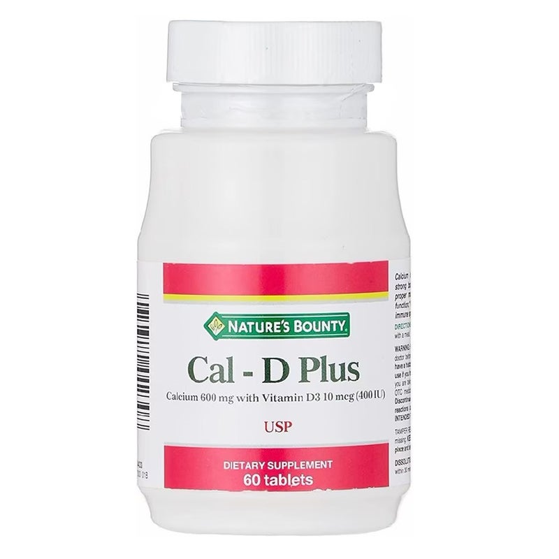 Nature's Bounty Cal-D Plus Tablets 60's