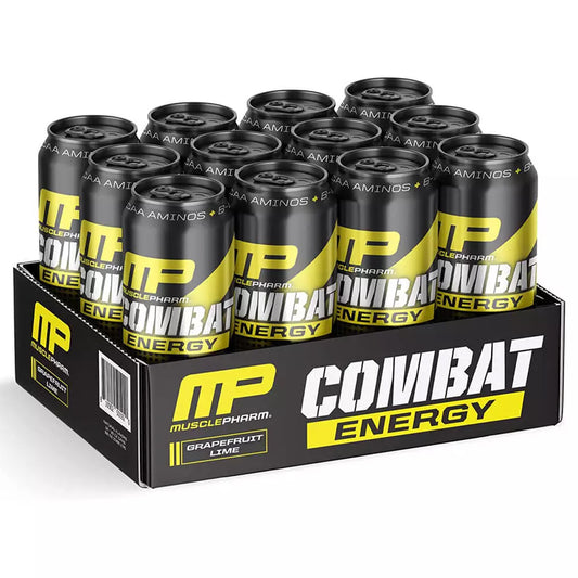 MusclePharm Combat Energy Drink 473ml Pack of 12