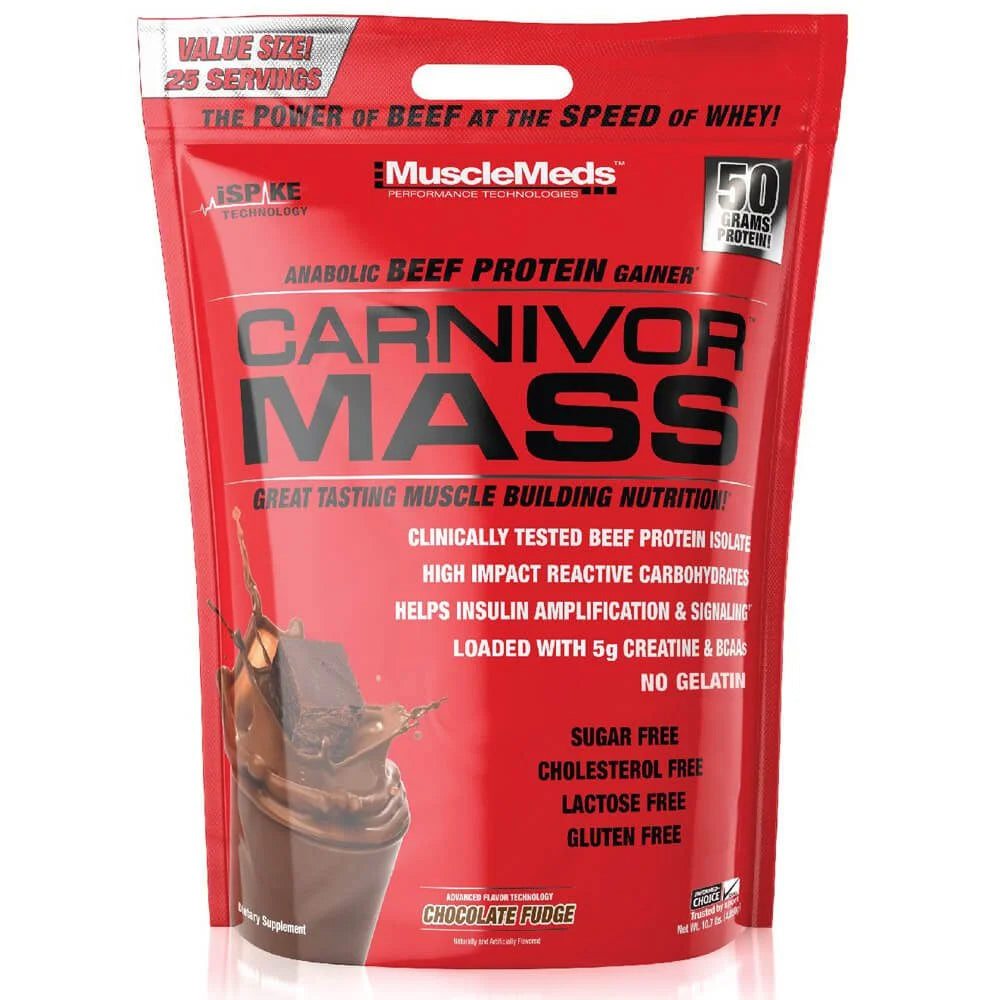 MuscleMeds Carnivor Mass – Pure Beef Mass Gainer