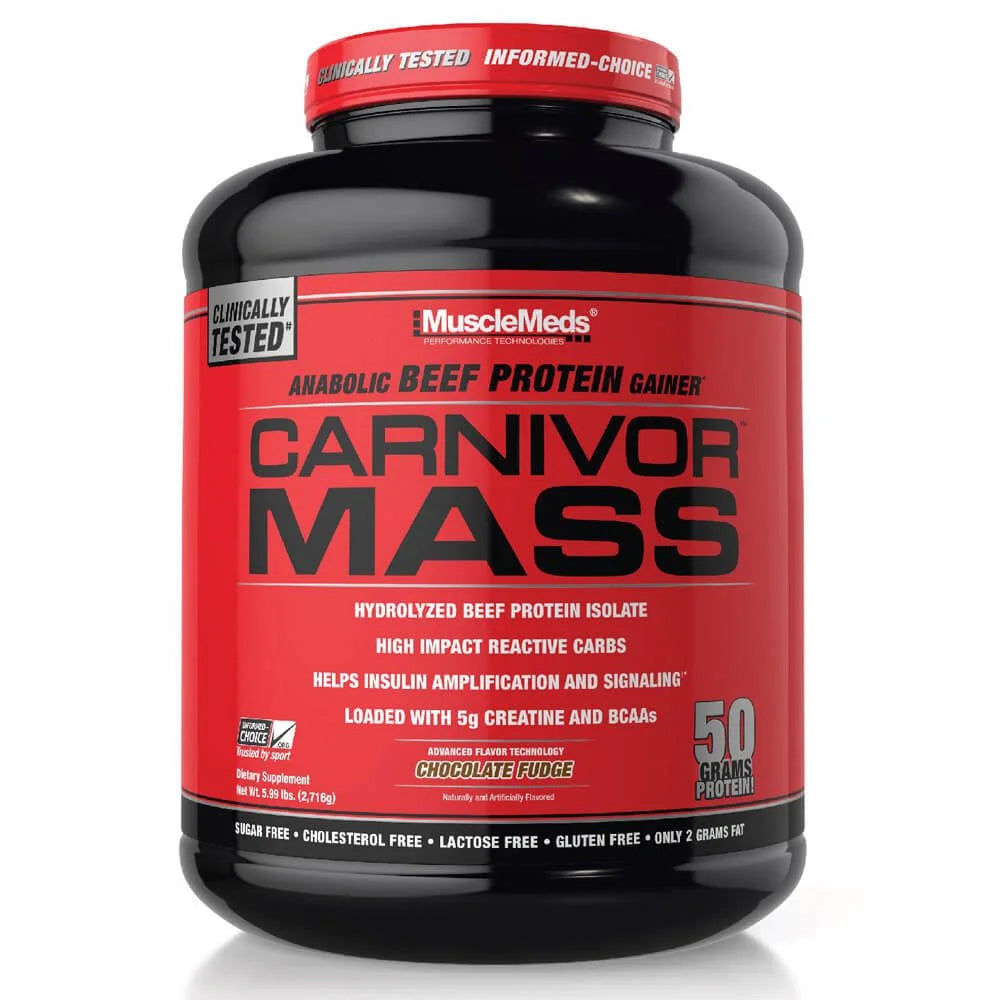 MuscleMeds Carnivor Mass – Pure Beef Mass Gainer