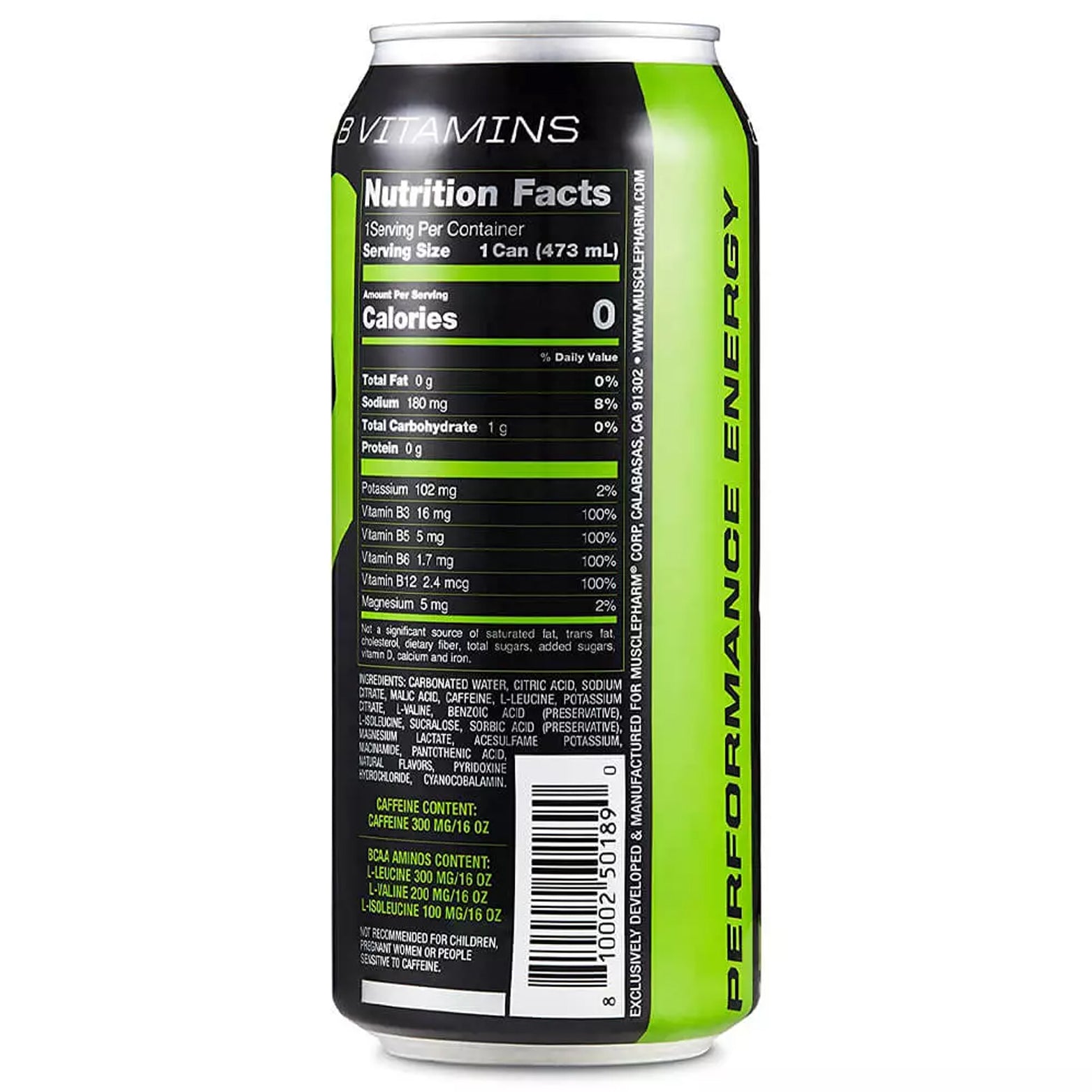 MusclePharm Combat Energy Drink 473ml Pack of 12