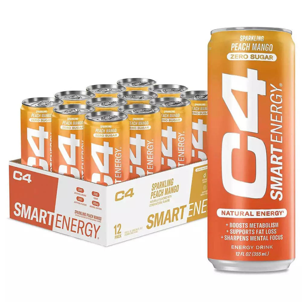 Get Smart Energy with C4 RTD: 12-Pack of 355ml Cans for Ultimate Convenience