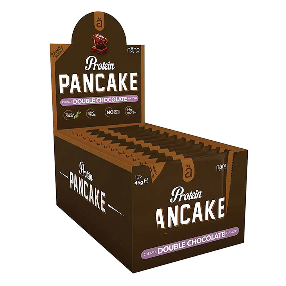 Nano Supps Protein Pancake Double Chocolate (Pack of 12)