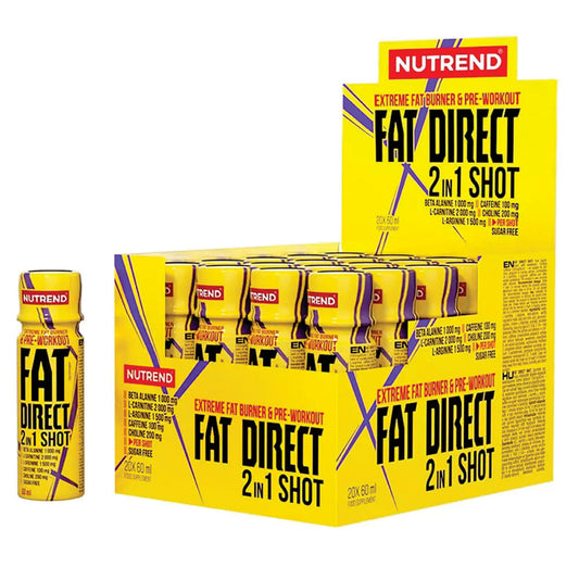Nutrend Fat Direct 2 in 1 Shot – 20 x 60ml, Weight Loss Supplement