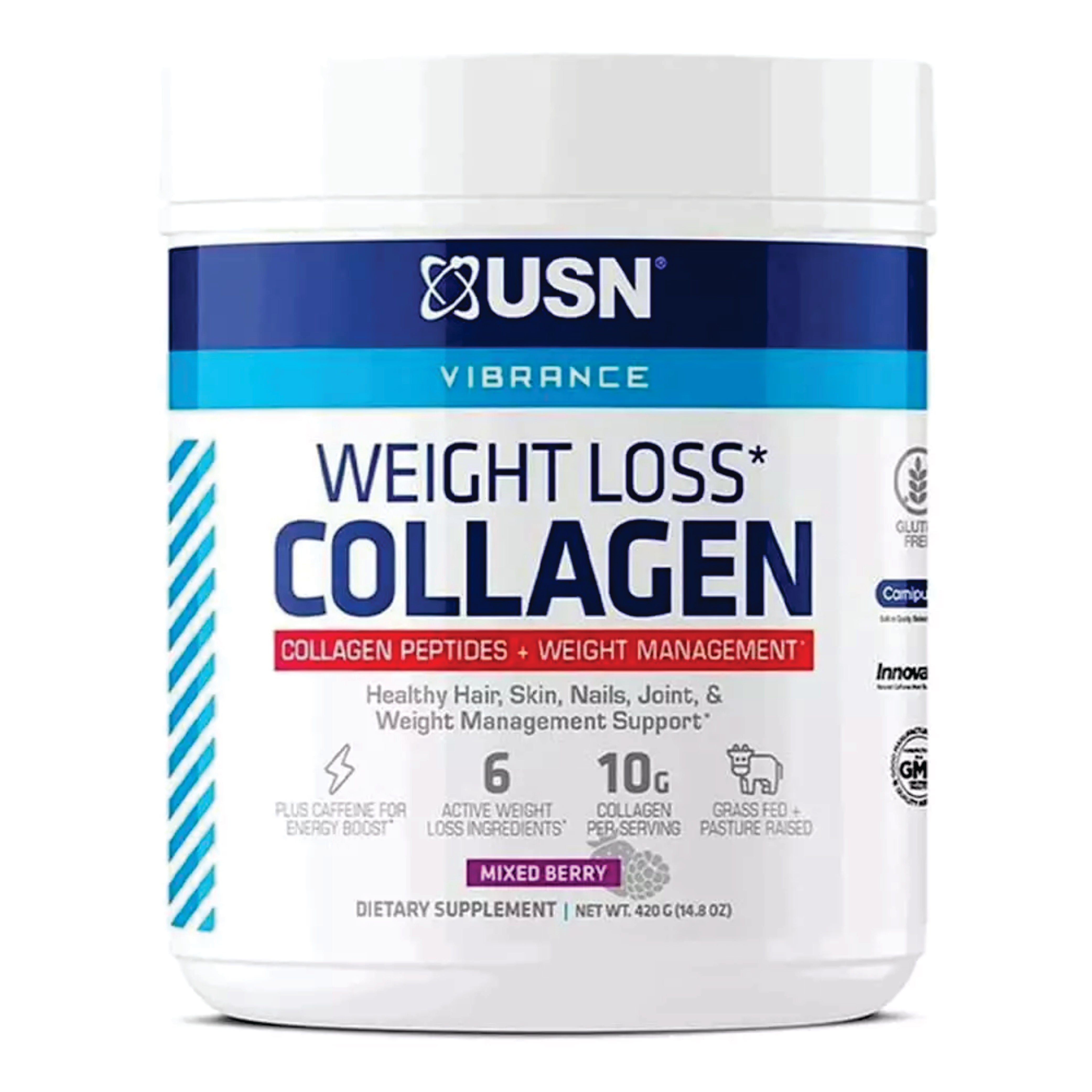 Usn Weight Loss Collagen Mixed Berry 420g