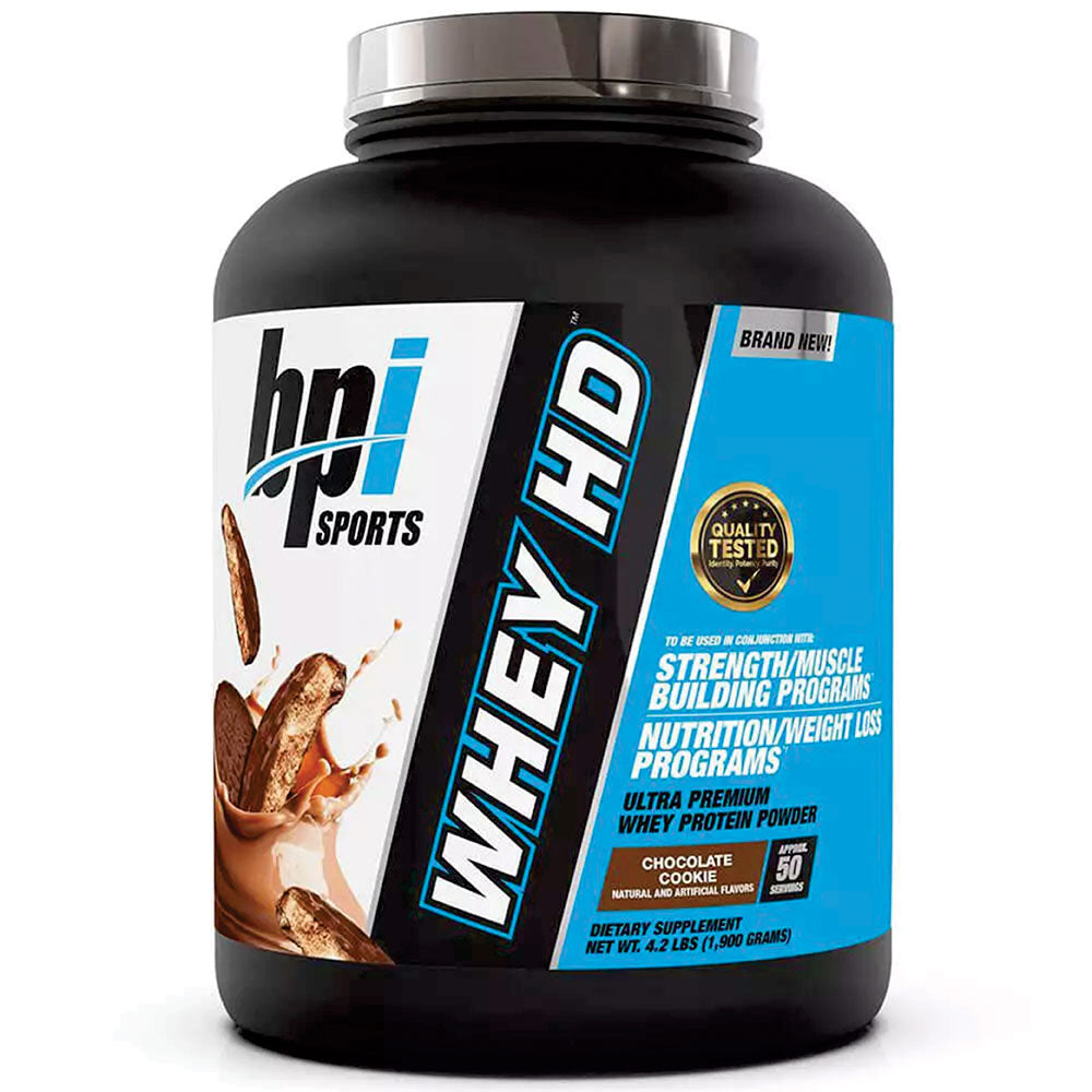 BPI Sport Whey HD Protein Powder 4.2lbs