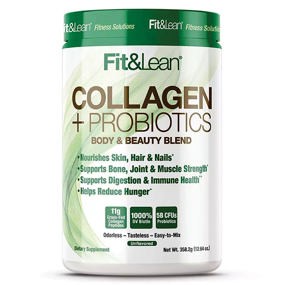 Fit & Lean Collagen + Probiotics Unflavored 358g