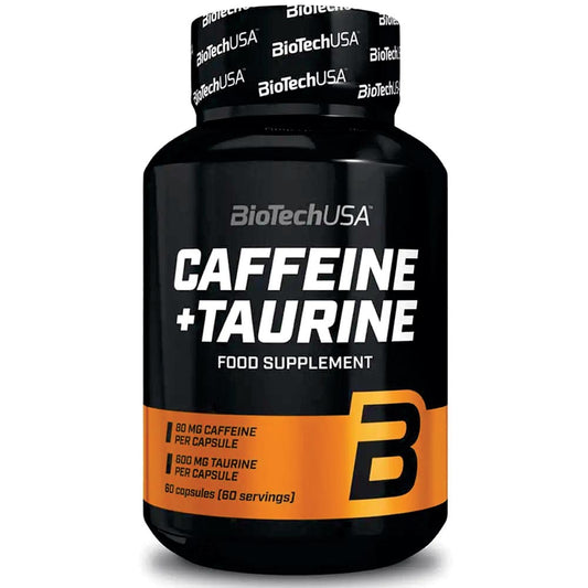 BiotechUSA Caffeine & Taurine Energy Booster Supplement