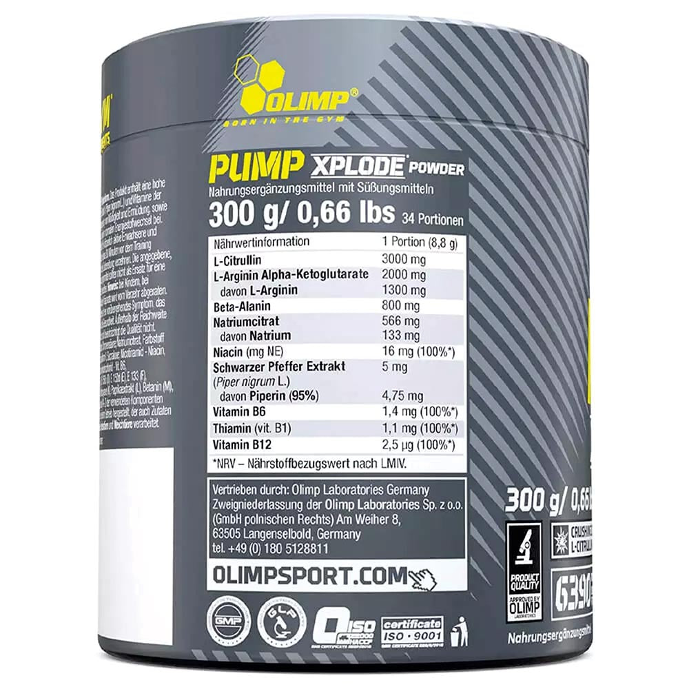 Olimp Pump Xplode 34 Portions 300g