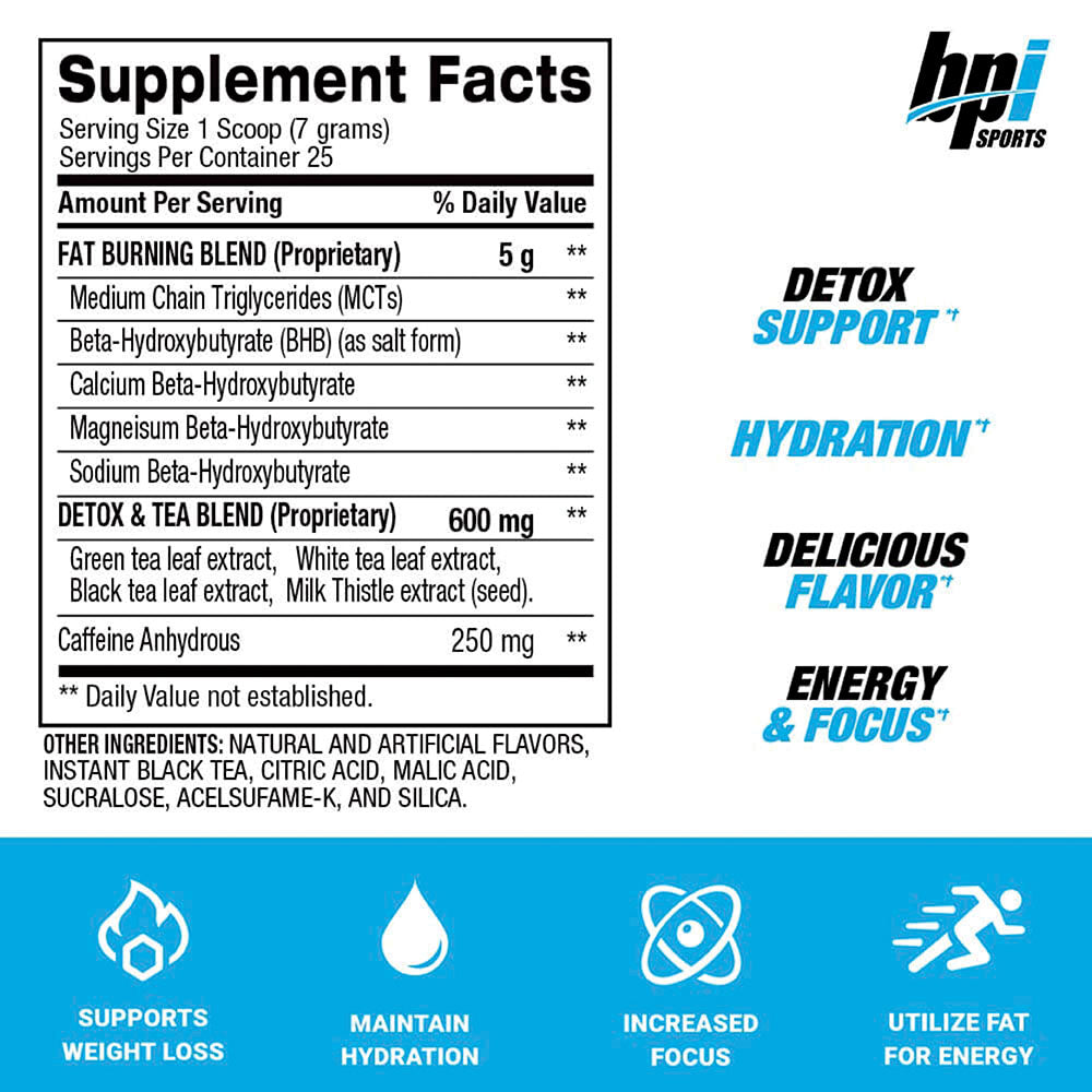 BPI Sport Keto Tea 25 Servings 175g