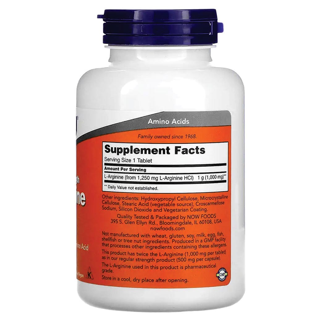 Now L-Arginine 100mg Double Strength Tablets