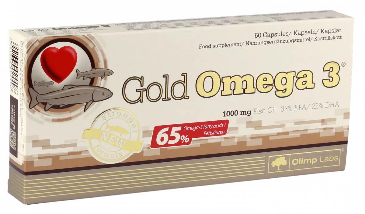 Olimp Labs Gold Omega 3 – High-Potency Fish Oil for Heart, Brain & Joint Health