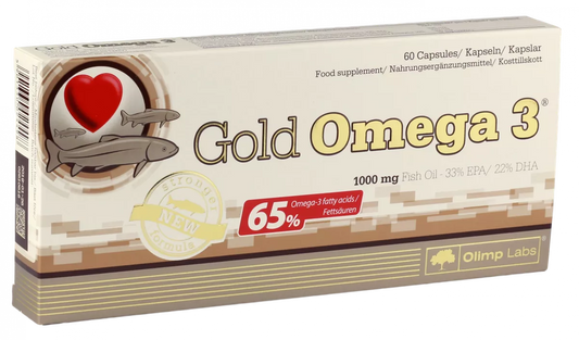 Olimp Labs Gold Omega 3 – High-Potency Fish Oil for Heart, Brain & Joint Health