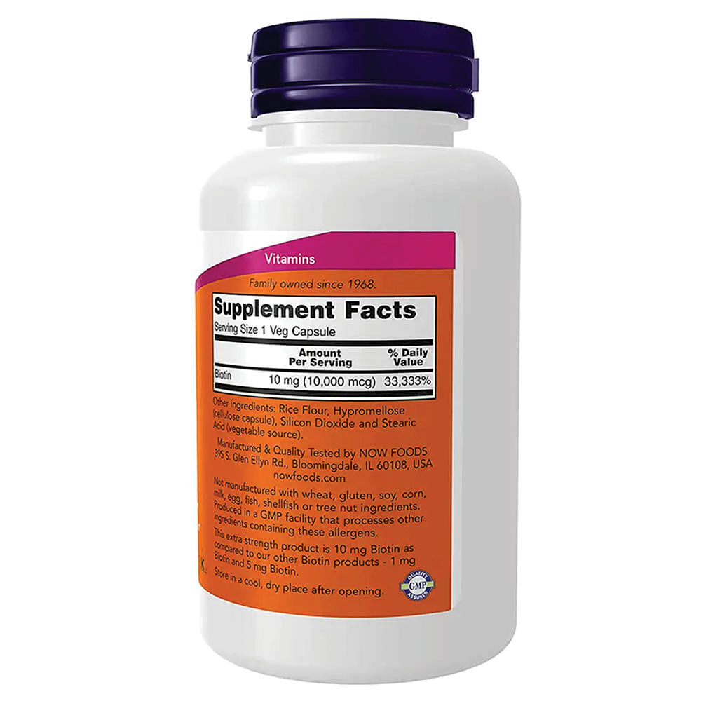 Now Biotin Extra Strength Capsules