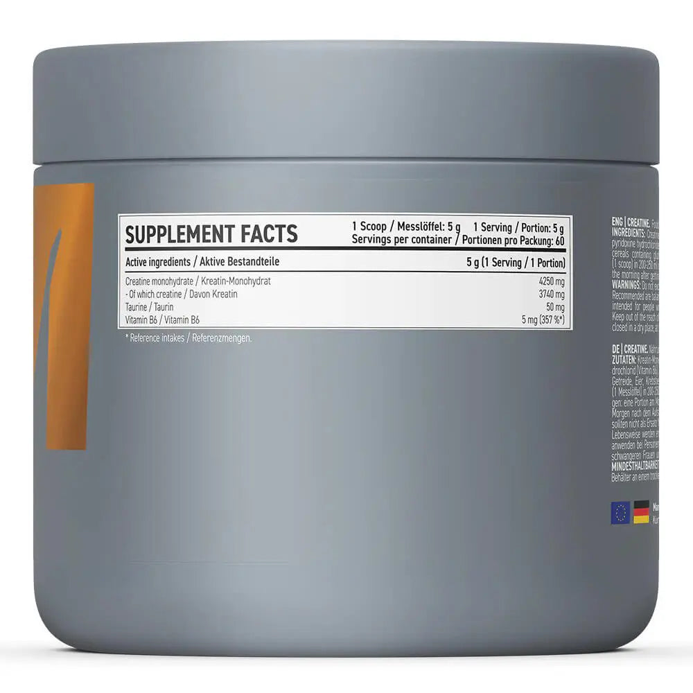 Visly Creatine Powder – 300g (60 Servings) | Orange, Cherry, Watermelon Flavors | Boost Muscle Strength