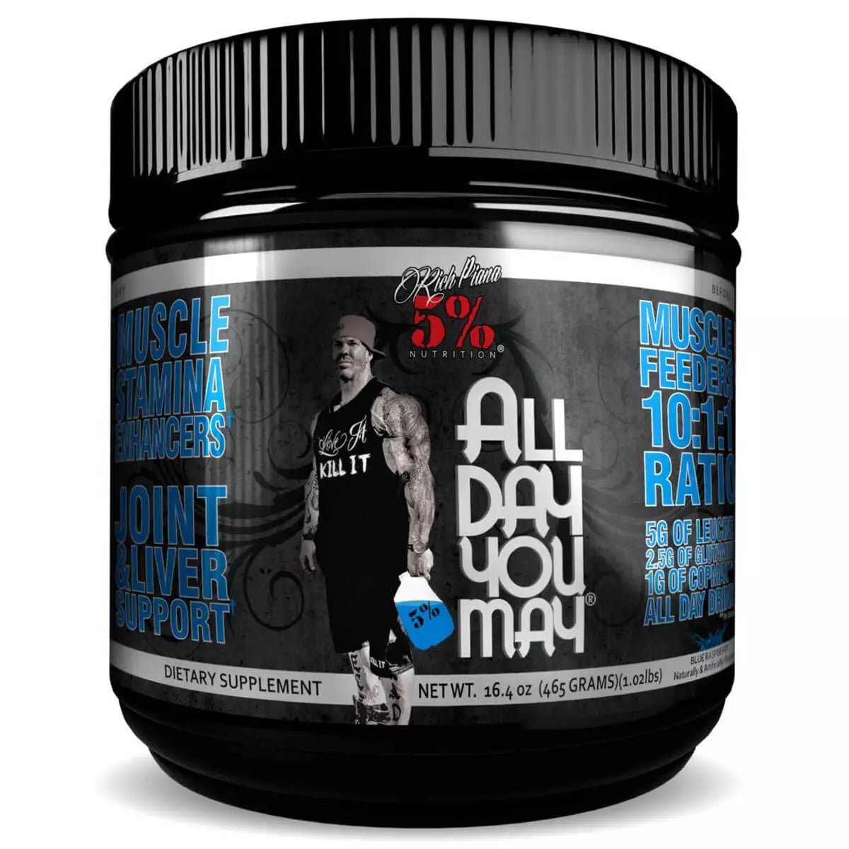 5% Nutrition All Day You May Caffeinated BCAA