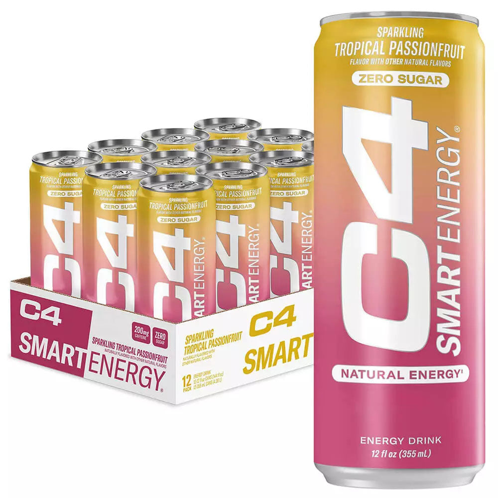 Get Smart Energy with C4 RTD: 12-Pack of 355ml Cans for Ultimate Convenience