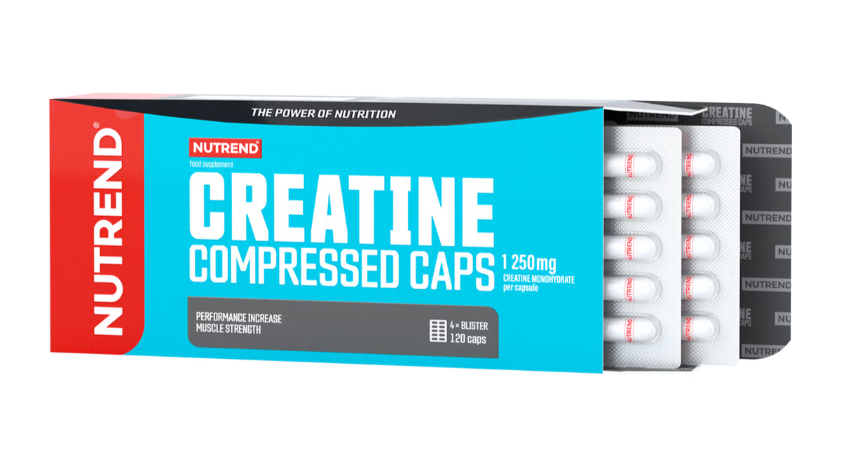 Nutrend Creatine Compressed Caps – Strength, Power & Muscle Performance Support