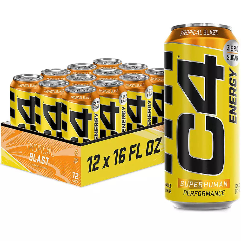 C4 Energy Pre-Workout Drink 473ml Pack of 12