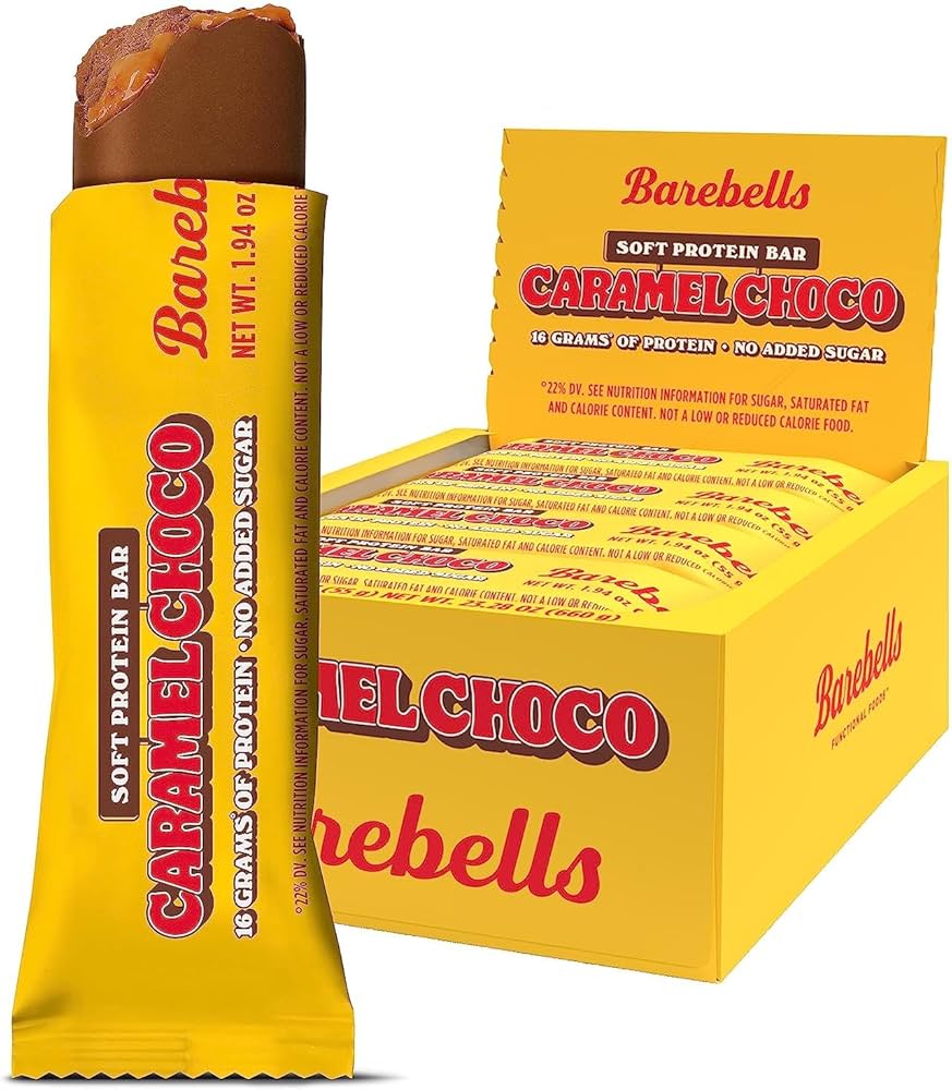 Barebells Protein Bar 55g – No Sugar, High Protein, Pack of 12 for Guilt-Free Snacking"