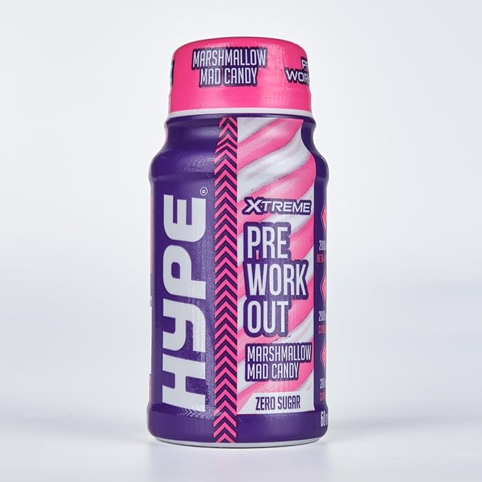 Hype Xtreme Pre-Workout Shots – Marshmallow Mad Candy