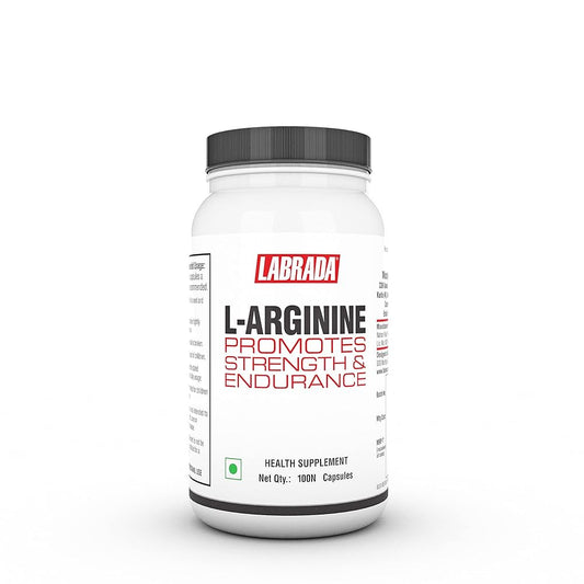 Labrada L-Arginine – 100 Veg Capsules | Strength, Endurance & Nitric Oxide Support