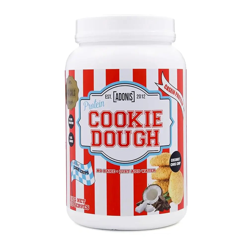 ADONIS Protein Cookie Dough 1kg – 25 Servings of Delicious Protein Power