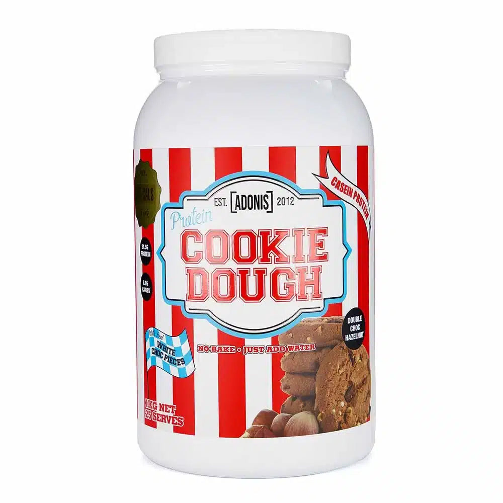 ADONIS Protein Cookie Dough 1kg – 25 Servings of Delicious Protein Power