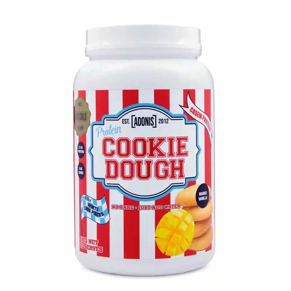 ADONIS Protein Cookie Dough 1kg – 25 Servings of Delicious Protein Power