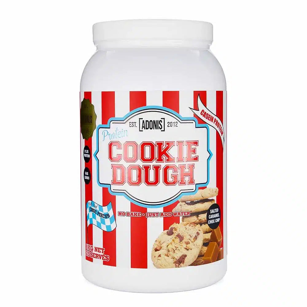 ADONIS Protein Cookie Dough 1kg – 25 Servings of Delicious Protein Power