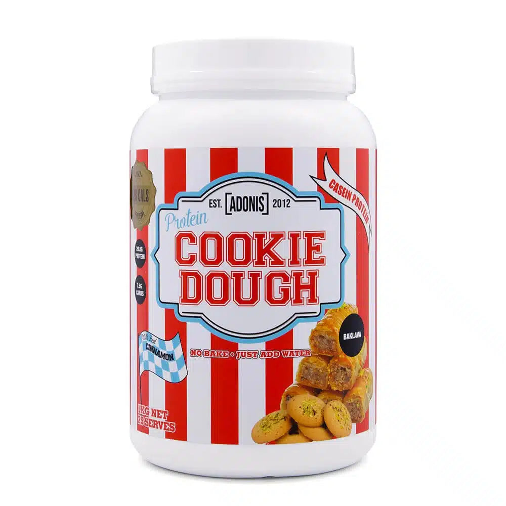 ADONIS Protein Cookie Dough 1kg – 25 Servings of Delicious Protein Power