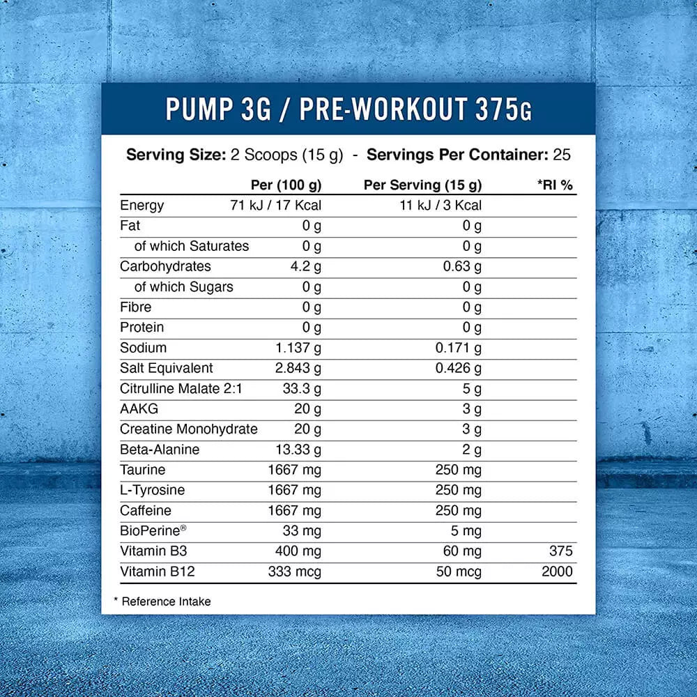 Applied Nutrition Pump 3G Pre-Workout 375g