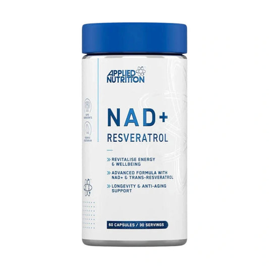Applied Nutrition NAD+ + Resveratrol – Anti-Aging, Cellular Energy & Longevity Support