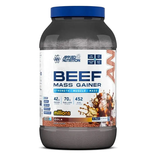 Applied Nutrition Beef Mass Gainer – High-Calorie Protein for Muscle Growth & Weight Gain