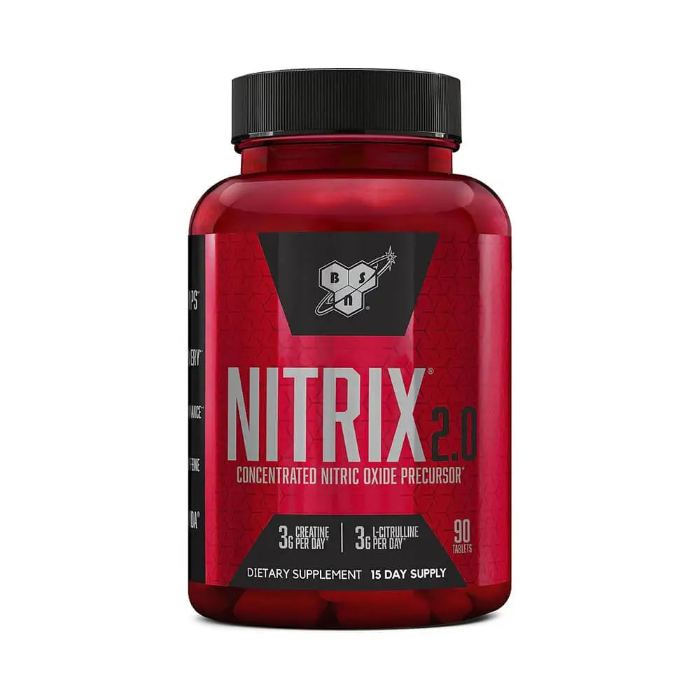 BSN Nitrix 2.0 – Advanced Nitric Oxide Precursor | 90-Tablet / 30-Serving Pack