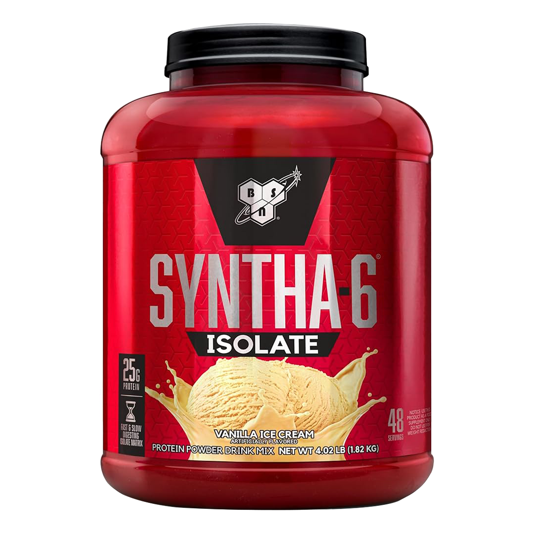 BSN Syntha-6 Isolate – Premium 100% Isolate Protein for Lean Muscle & Recovery