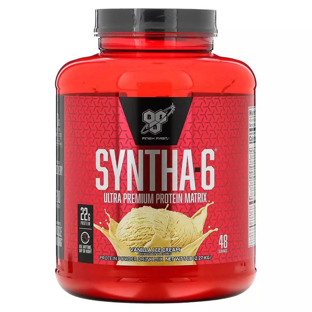 BSN Syntha-6 Protein Matrix – Deliciously Powerful Protein for Muscle Growth & Recovery