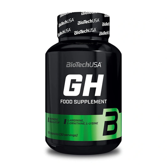 BiotechUSA GH 120 Capsules – Growth Hormone Support | Amino Acid Complex | 120 Caps