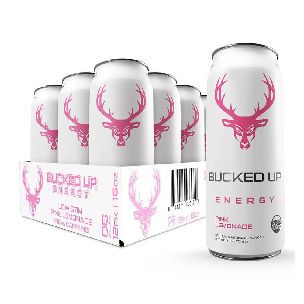 Bucked Up RTD Energy Drink 473 ml pack of 12