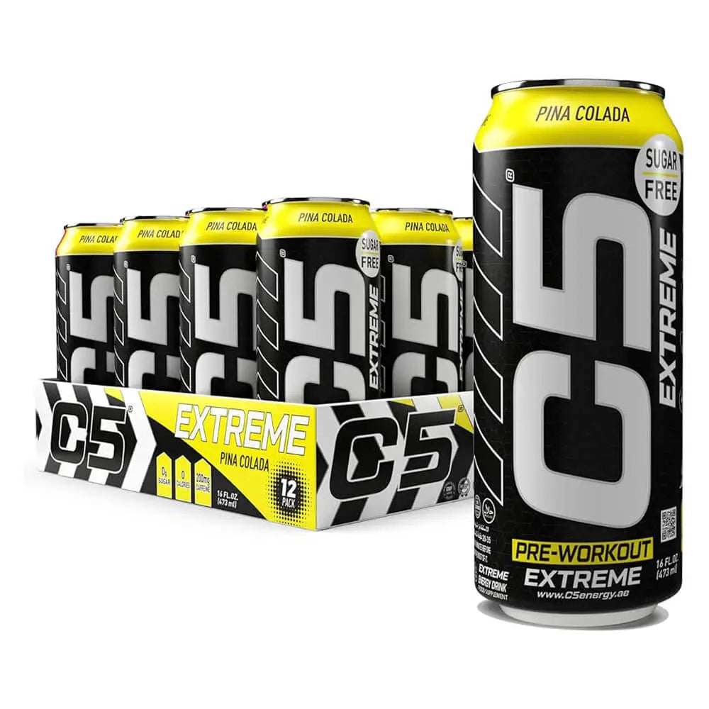 C5 EXTREME Zero Sugar Pina Colada 473ml Pack of 12
