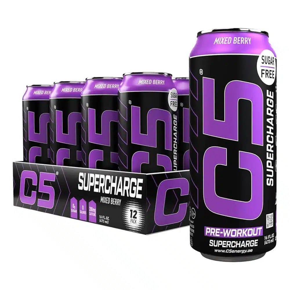 C5 Supercharge 473ml Mixed Berry Pack of 12