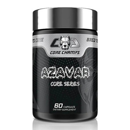 Core Champs AZAVAR – Core Series | Lean Mass, Energy & Strength Support (60 Capsules)