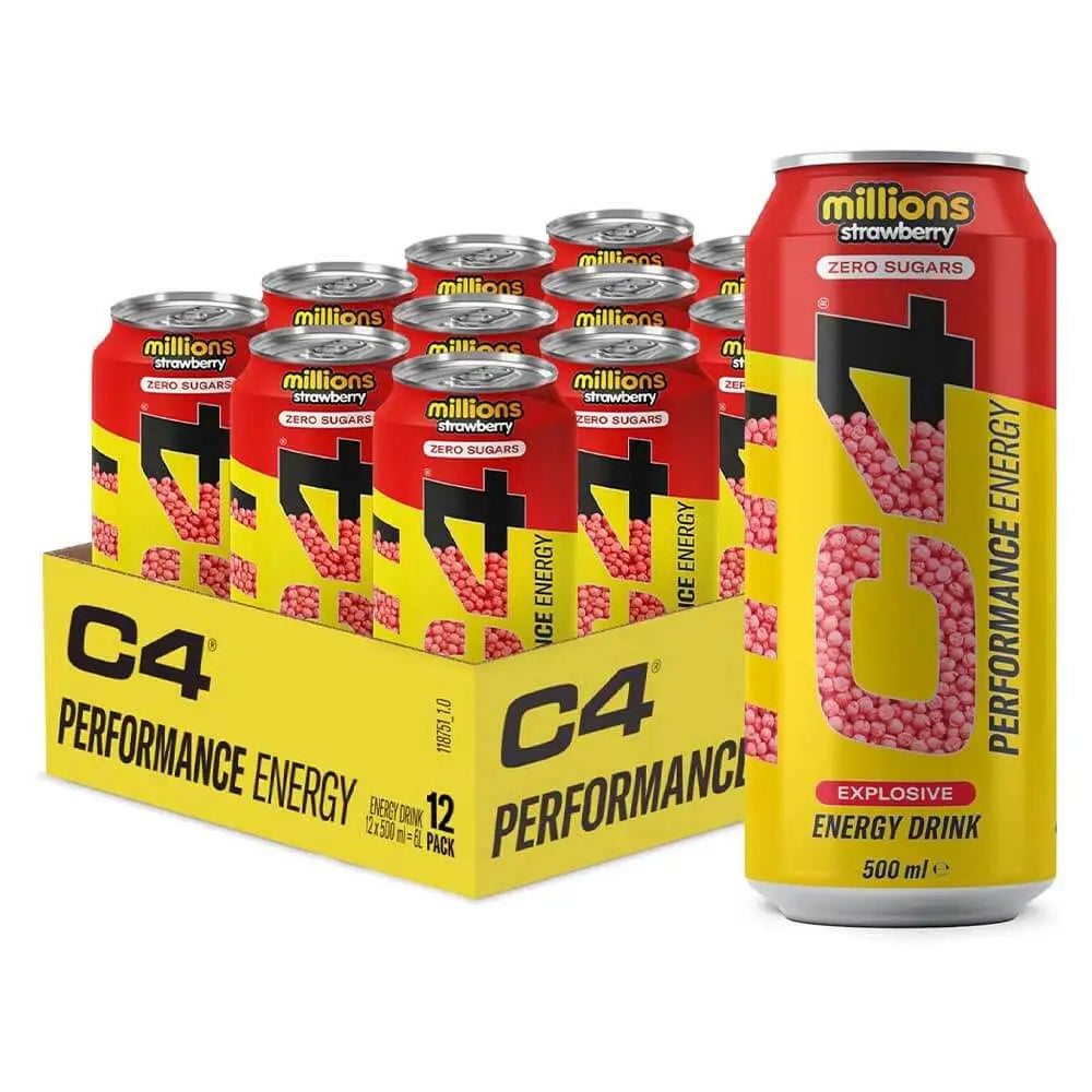 C4 Zero Sugars Energy Drink 500 ML Pack of 12