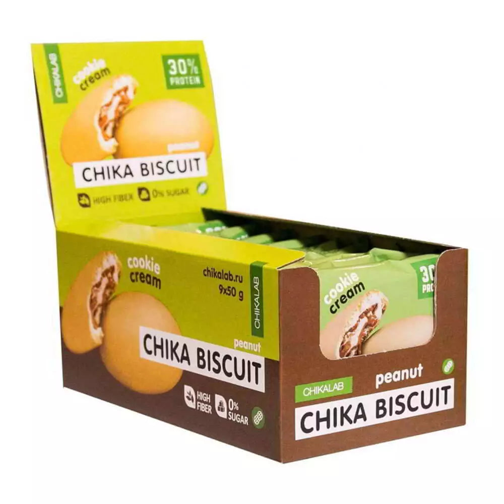 Chikalab Chika Biscuit 50g - Pack of 9: Crunchy Snack Delight