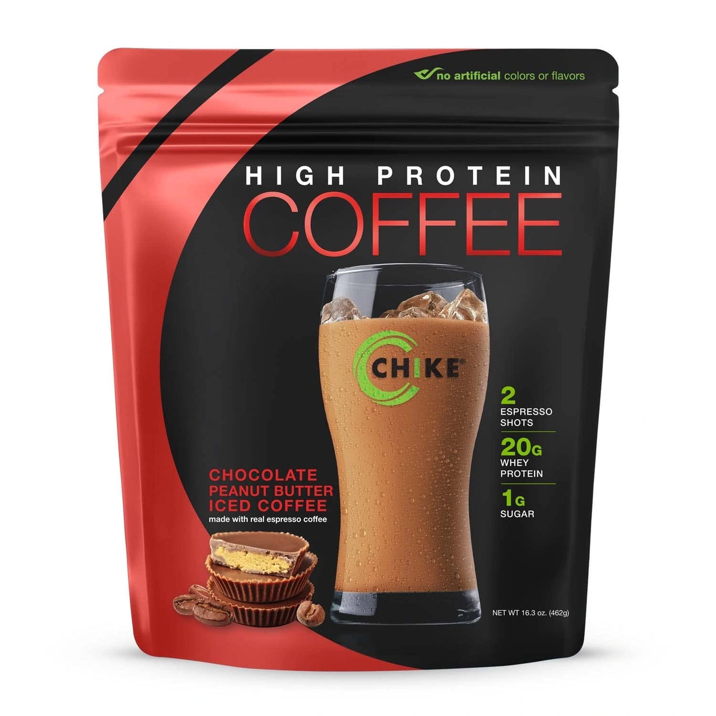 Chike High Protein Coffee – Real Espresso, 2 Espresso Shots per Serving, 20g Whey Protein, Energy & Focus Blend