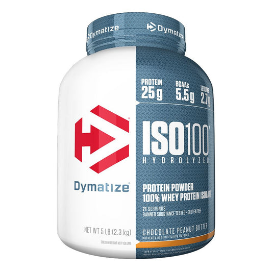 Dymatize ISO 100, Chocolate Peanut Butter, 5 LB